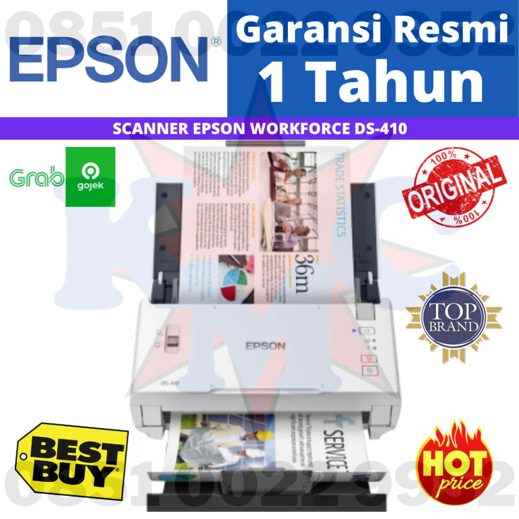 SCANNER EPSON DS-410 EPSON SCANNER DS410