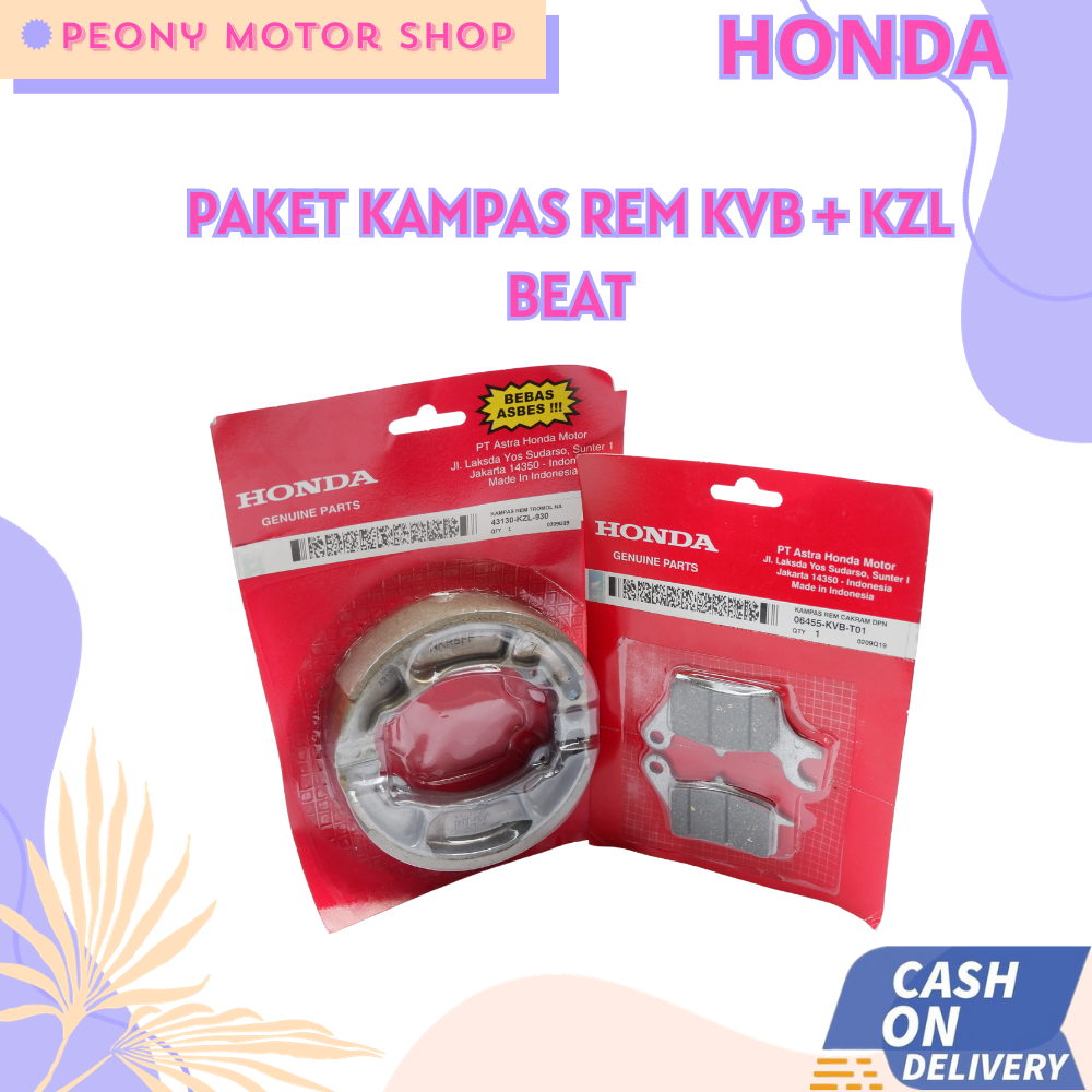 kampas rem honda beat - kampas rem belakang beat fi - kampas rem belakang vario 125 - kampas rem bel