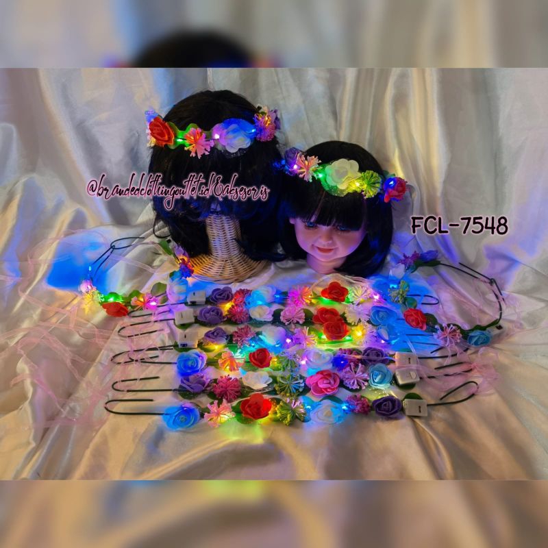 BANDO BUNGA LED / BANDO BRIDAL SHOWER / BANDO BUNGA KELILING LED / BANDO BUNGA LAMPU LED / BANDANA M
