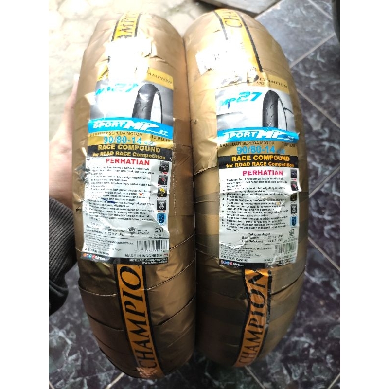 BAN FDR MP27 90 80 14 SOFT COMPOUND BEAT SCOOPY VARIO MIO