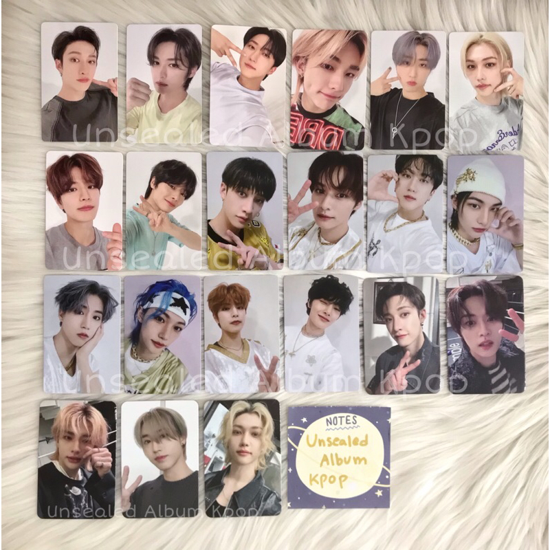 Stray Kids 5star - KMS Station Lucky Draw LD pob benefit skz Photocard PC Bangchan Lee Know Minho Ch