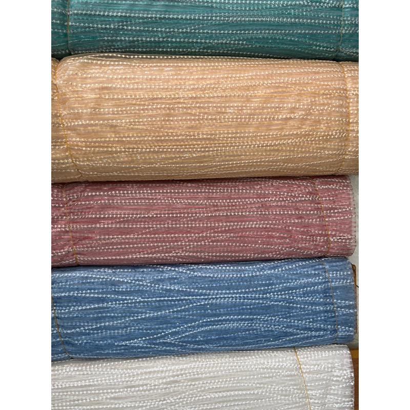 TULLE PAYET / TILE PAYET KAIN BROKAT KEBAYA DRESS PREMIUM