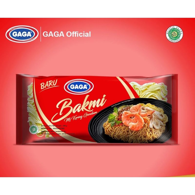 

Gaga Mie telur Bakmi 200gr