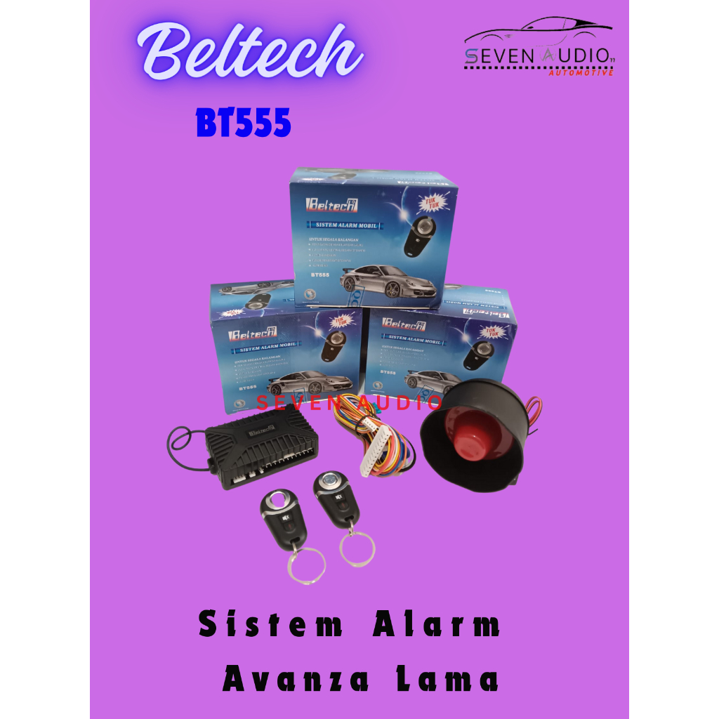 Alarm Mobil Avanza Lama Beltech BT 555 Remot Alarm - Car Alarm System