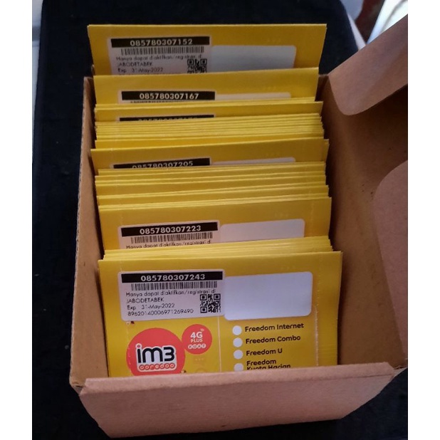 ✦MURAH LEBAY✦ SP KARTU PERDANA INDOSAT IM3 BARU SEGEL PULSA KOSONG 0K COVER JABODETABEK