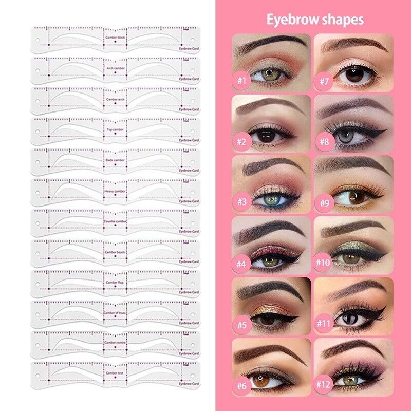 (3in1) Paket Hemat Eyebrow Stamp 3in1 Cetakan Alis Tali/ Eyebrow Powder Ibcccndc