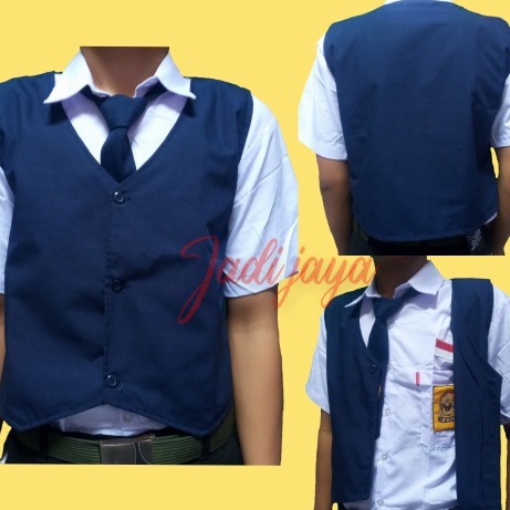 Termurah Rompi Sekolah Anak SMP rompi SMP biru.