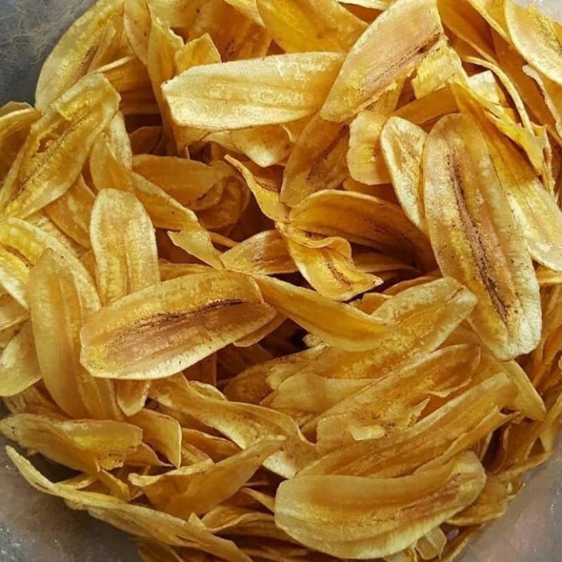 

KERIPIK PISANG ASIN GURING 1Kg CEMILAN KILOAN