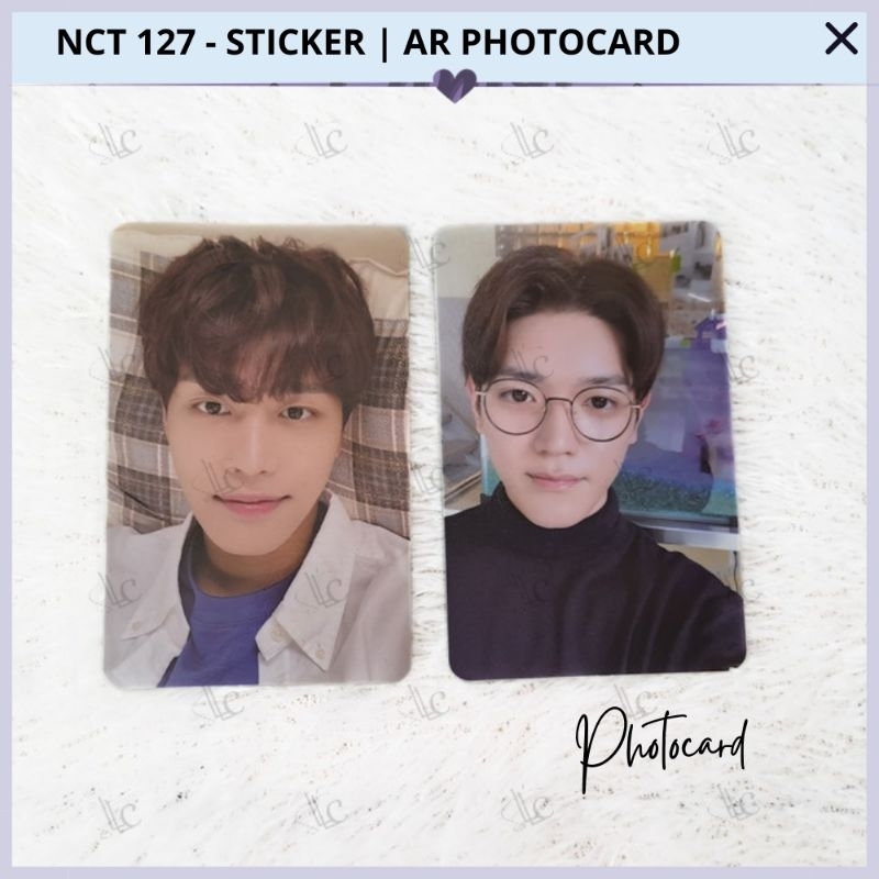[NCT 127] Photocard Sticker Jewel Ver Taeil, Taeyong {Official}