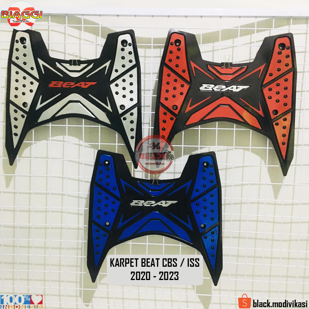 Karpet Beat Esp Deluxe 2020 - 2022 / Karpet Pijakan Alas Kaki Beat Street Terbaru Karet Lentur / Acc
