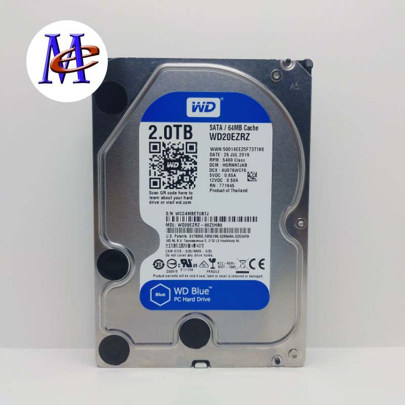Promo Hardisk 500GB/1TB WD Blue Sata 3.5 HDD Internal For Computer