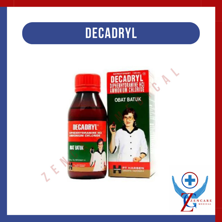 Decadryl Ekspektoran Sirup / Obat Batuk Berdahak Dan Tenggorokan Gatal