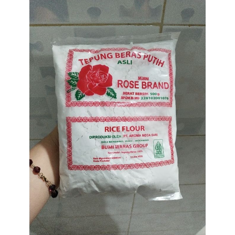 

Tepung Beras Putih Asli Rose Brand