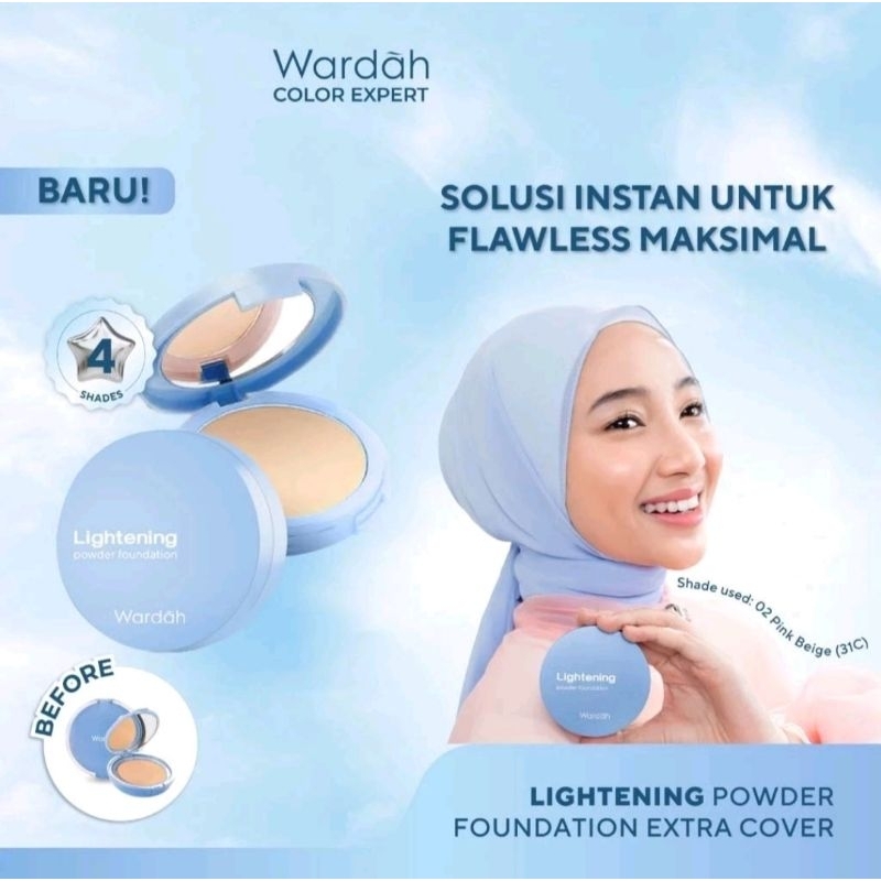 Wardah Lightening Powder Foundation Extra Cover