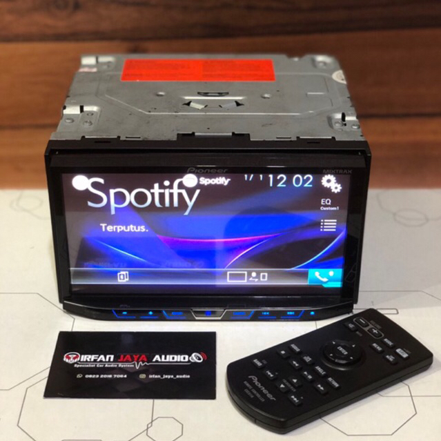 Head unit pioneer AVH-X5850BT second mulus & lengkap