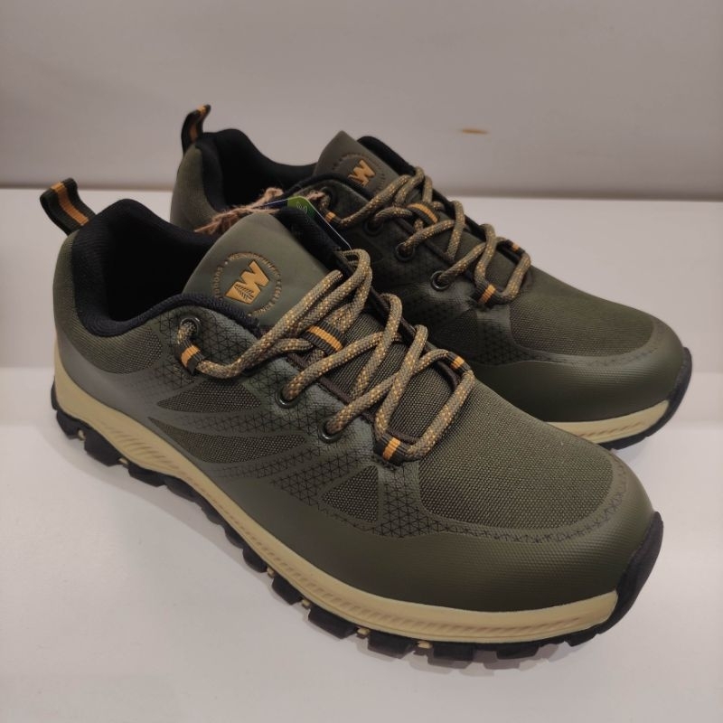 WEINBRENNER Sepatu Outdoor Pria Shoes  Hijau Army Original 8408005