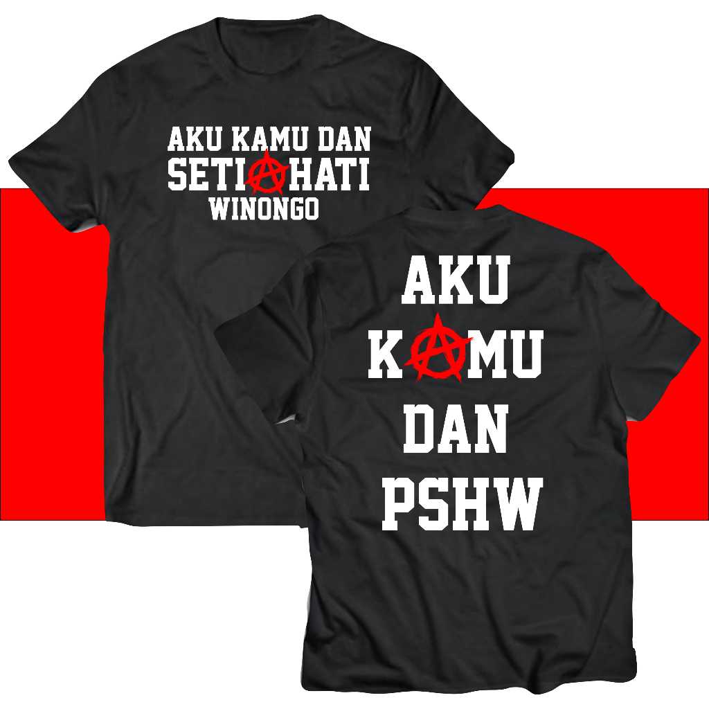 Kaos PSHW Persaudaraan Setia Hati Winongo Kaos Winongo Kaos SH Winongo Kaos STK Kaos Setia Hati