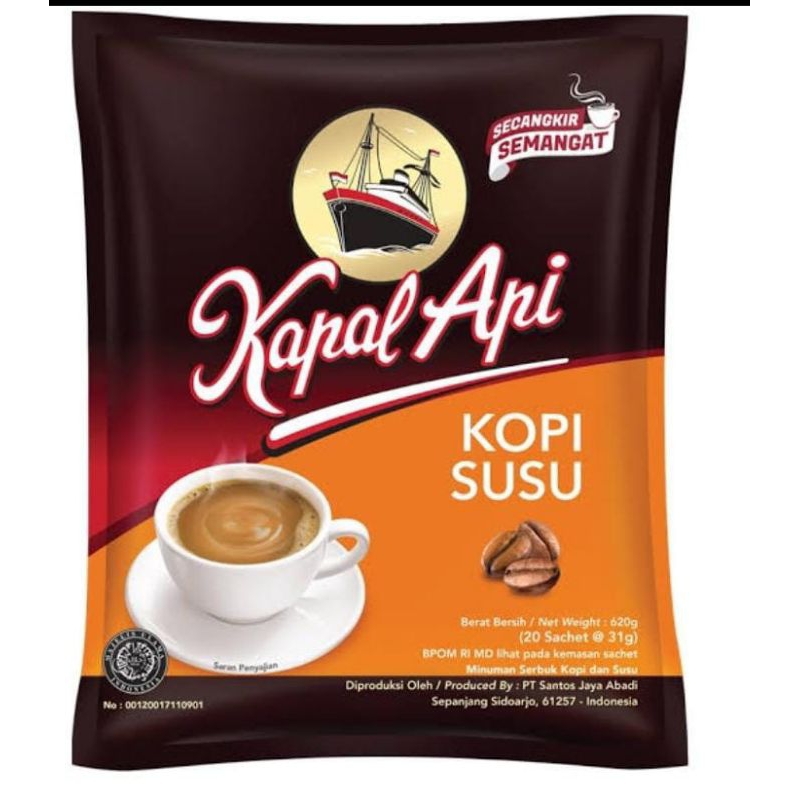 

KAPAL API SPC KOPI SUSU BAG 20'S