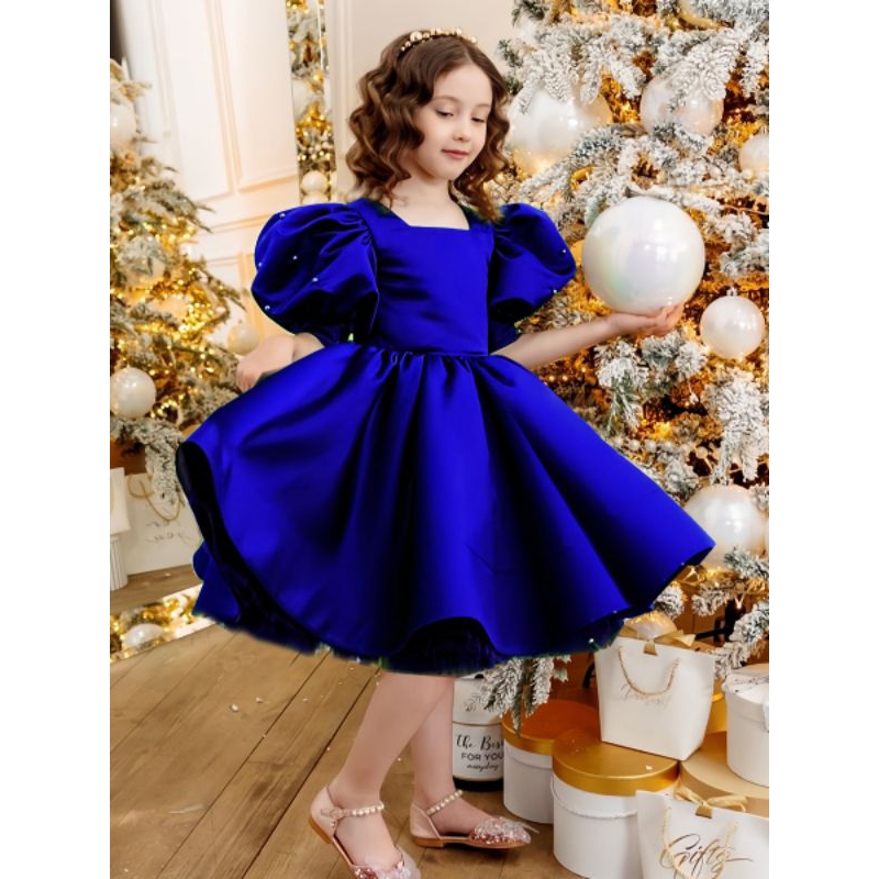 Gaun pesta import anak perempuan/Gaun natal anak prempuan/Gaun ulangtahun anak perempuan