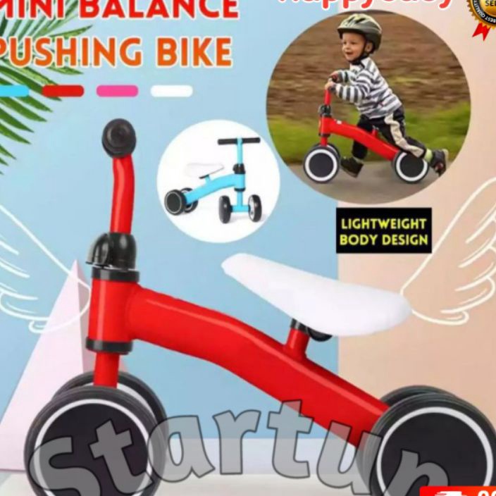 Promo PROMO Sepeda Balance Bike Roda 4 / Sepeda Latihan Keseimbangan Anak.
