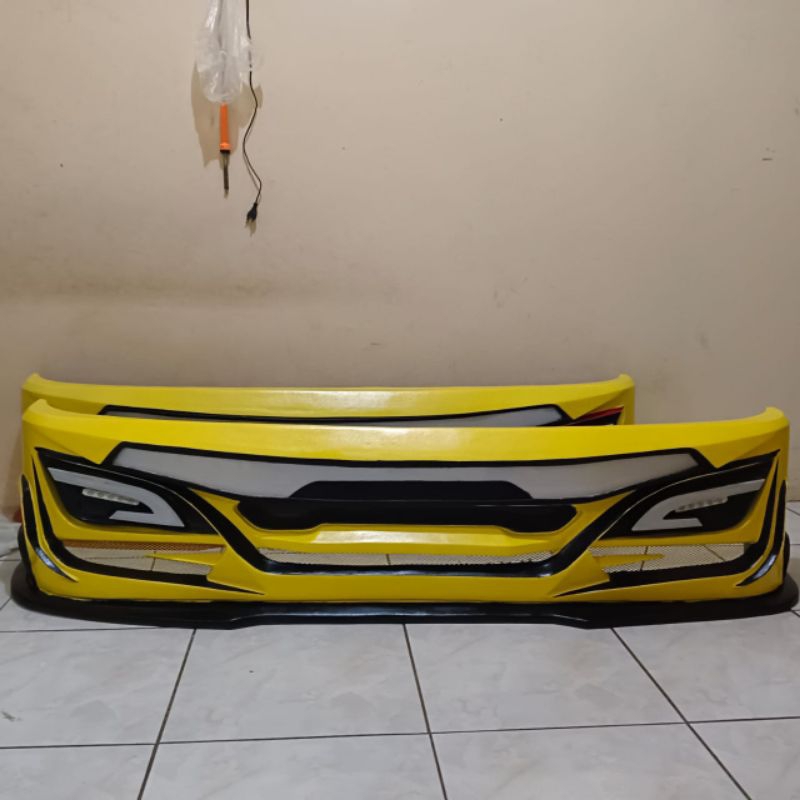 BEMPER TRUK PATRIOT Lengkap Ama Lampu.
