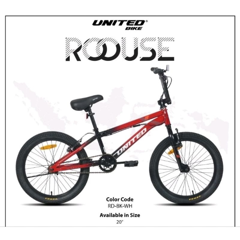 Sepeda BMX 20 United Roouse 01 Rotor Putar Freestyle