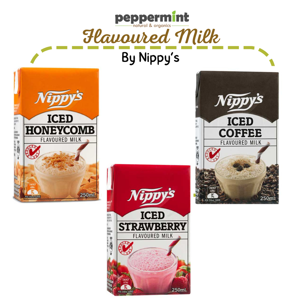 

Nippy’s Iced Flavoured Milk (250 ml) / Chocolate Coffee Strawberry Honeycomb