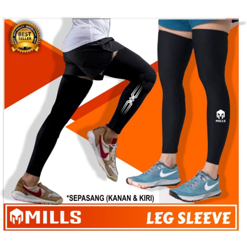 Leg sleeve - Dekker kaki - leg warmer - stoking kaki futsal sepak bola gym