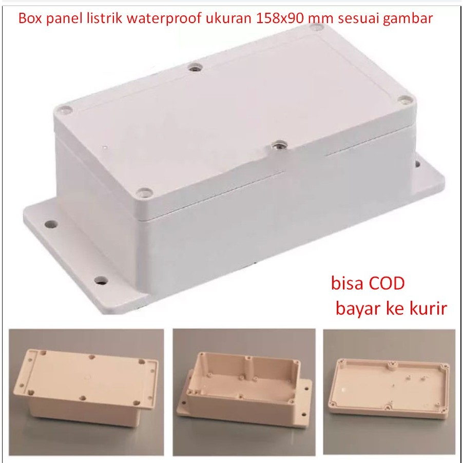 Box panel listrik waterproof ukuran sesuai gambar