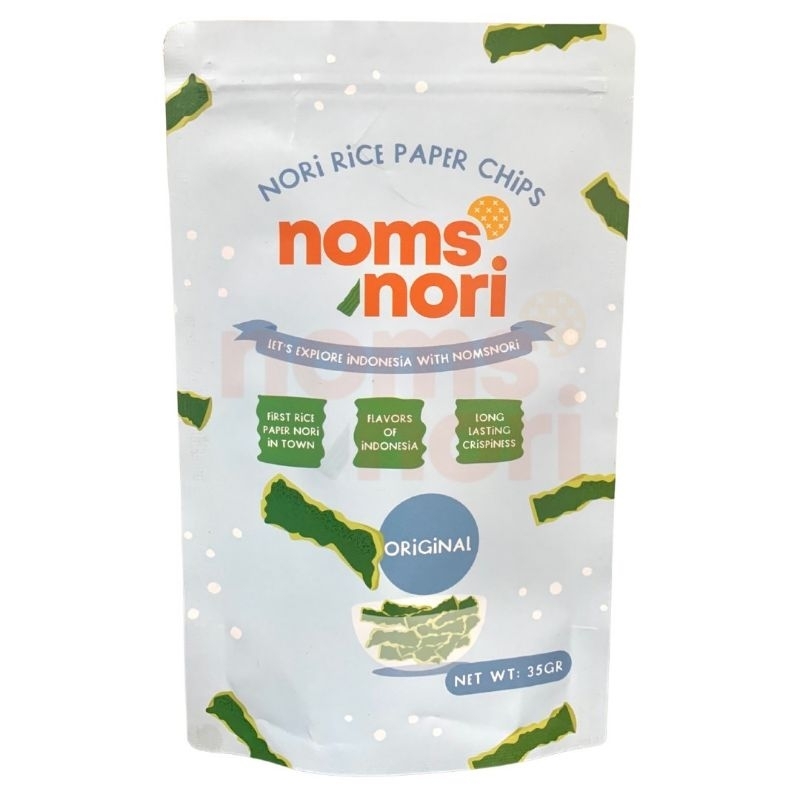 

Noms Original Crispy Nori-Rice Paper Chips Mixed With The Taste Of Saltiness