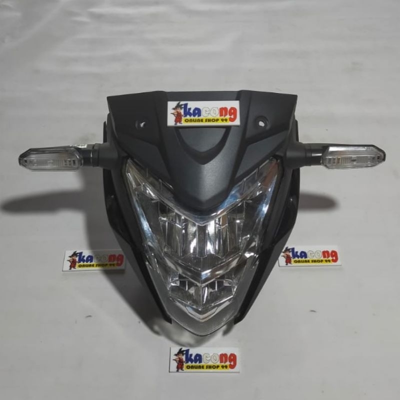 full kedok batok+reflektor lampu depan+sein cb 150 r new led tahun 2015-2016-2017-2018-2019-2021