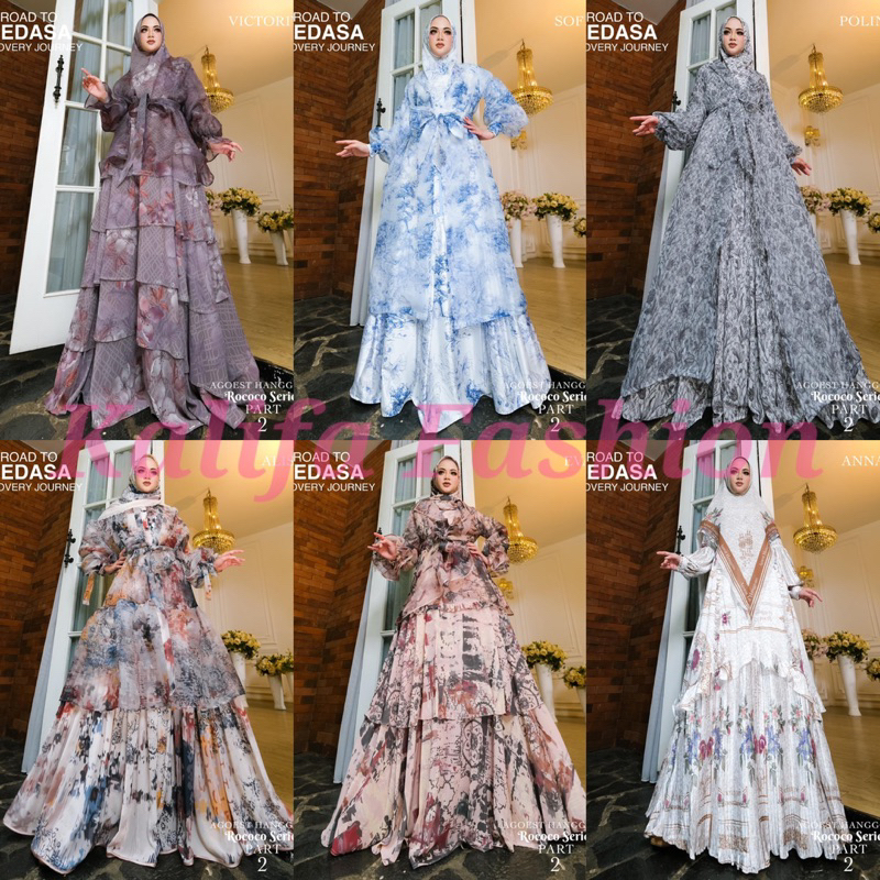 ROCOCO PART 2 BY AGOEST HANGGONO / SEDASA SERIES BY AGOEST HANGGONO / GAMIS SET OUTER / GAMIS PESTA 