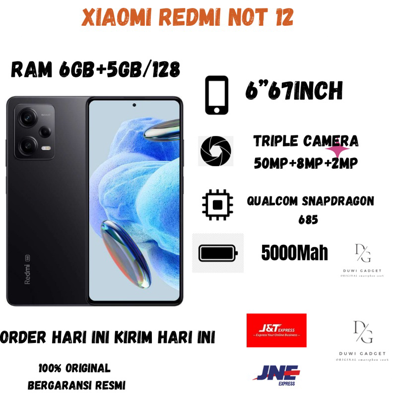 XIAOMI REDMI NOT 12 RAM 6/128