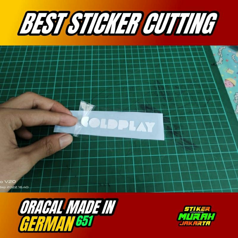 STIKER COLDPLAY | STIKER CUTTING | CUSTOM MOBIL LAPTOP KOPER DAN MOTOR