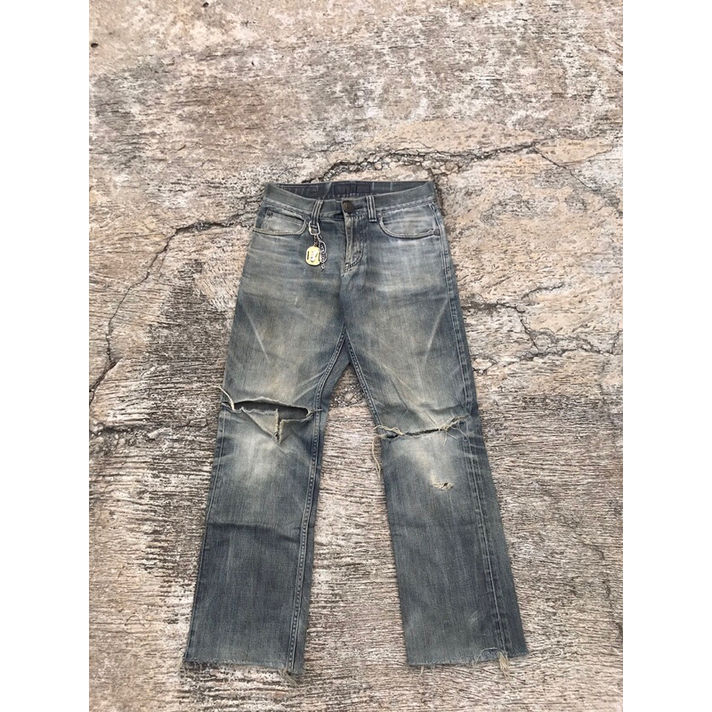 jeans fade ripped BlackNumber