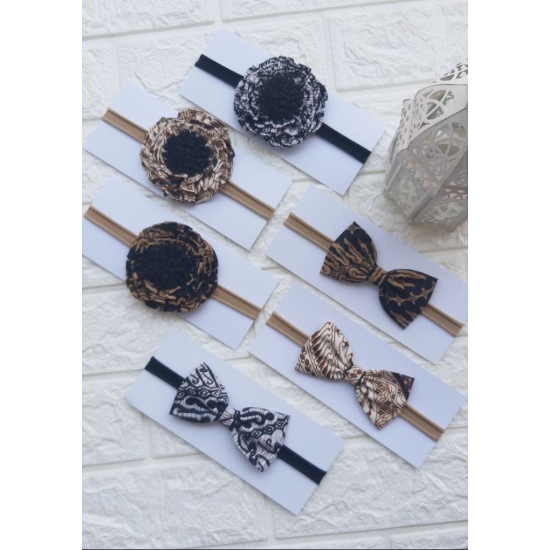Bando bayi/bandana bayi motif batik