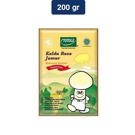 

10.10 Product HOT Totole Kaldu Jamur 200gr Halal MUI Bumbu totole rasa jamur 200 gram