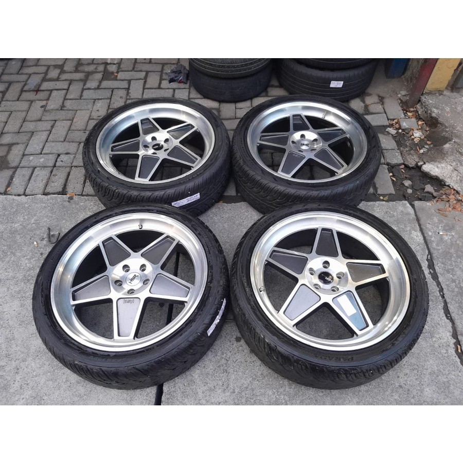Velg Mobil Racing R22 Hsr Vintage R22X9 H5x114 Et45 Ban Yokohama 265 40 R22