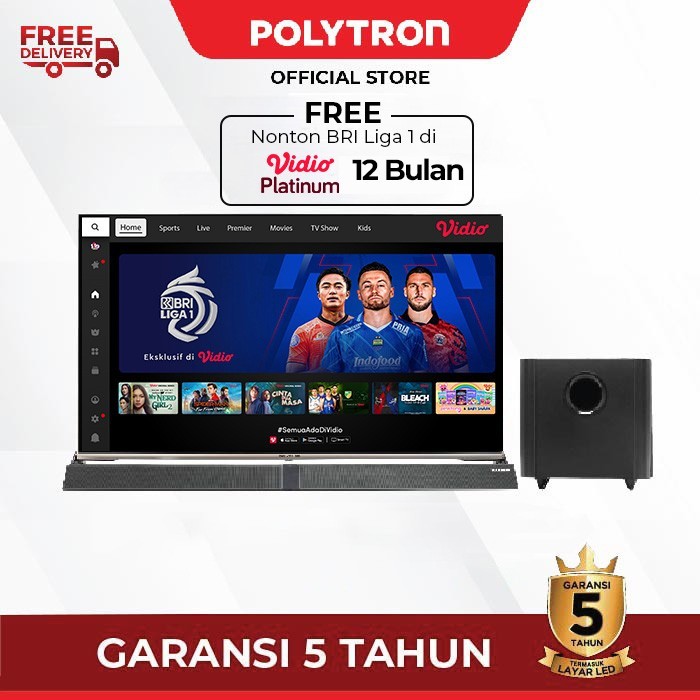 TV POLYTRON Smart Cinemax Soundbar TV 32 inch PLD 32BG9058