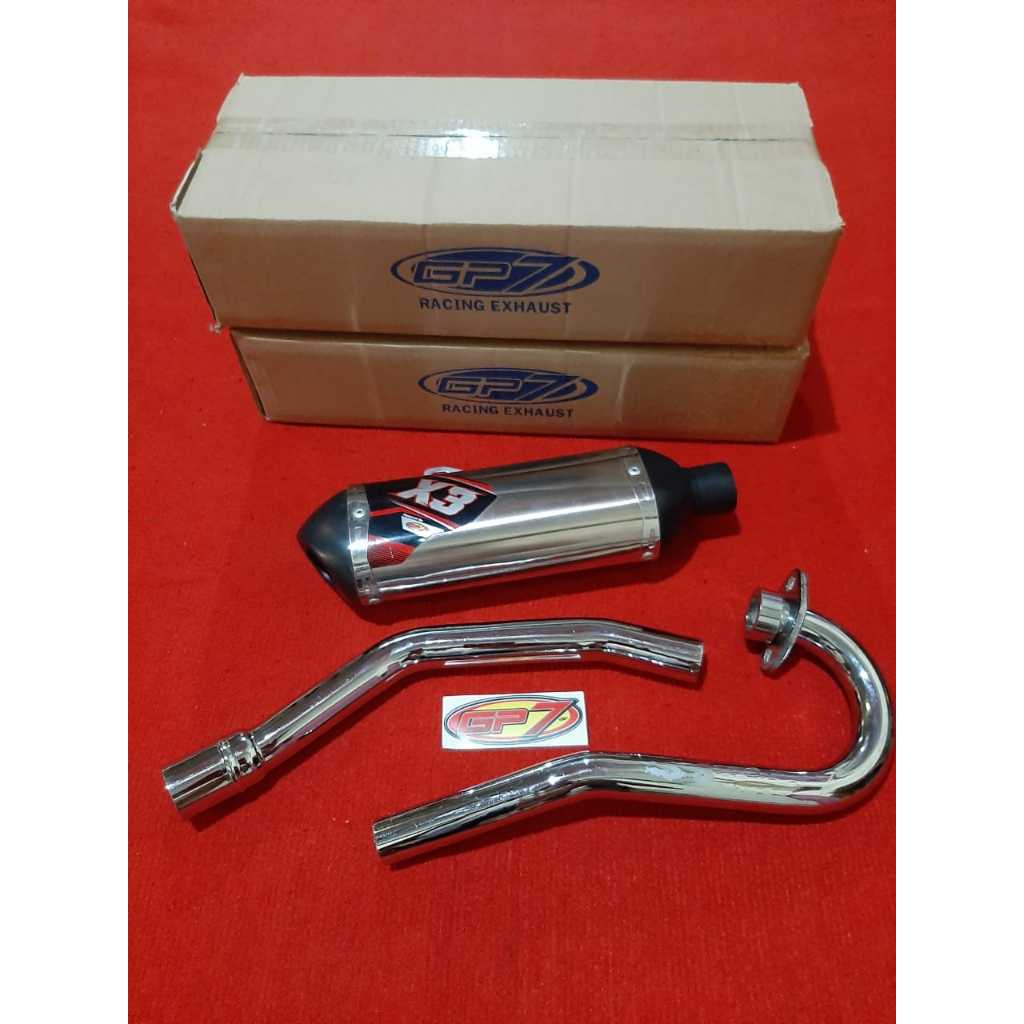 Knalpot Racing GP7 X3 PNP KLX 150 Original