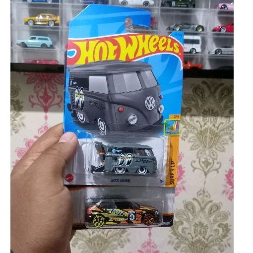 HOTWHEELS KOOL KOMBI & CIVIC NEON
