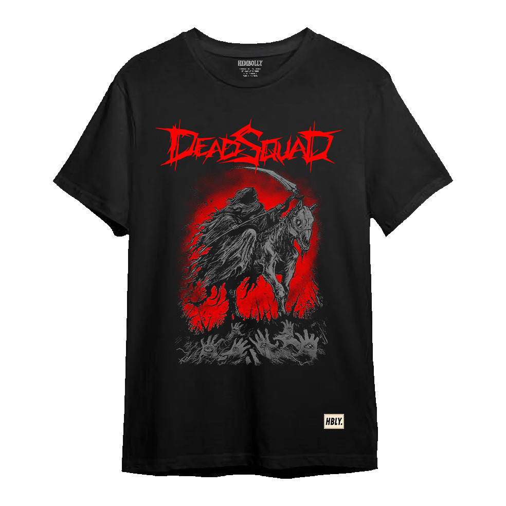 KAOS DEADSQUAD - KAOS MUSIK BAND METAL DEADSQUAD - KAOS BAND MUSIK METAL - KAOS METAL