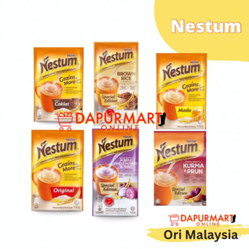 

Nestum Malaysia original purple potato kurma oat (ecer/sachet)
