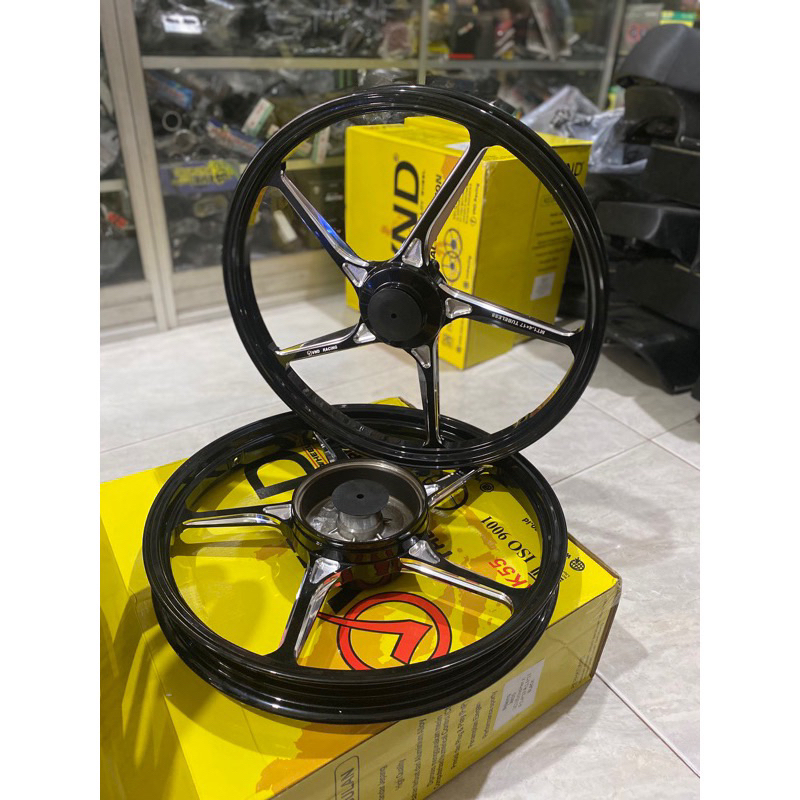 Velg VND AK 55 hitam Enkai Jupiter model kampas besar bisa ke CB GL MP TIGER