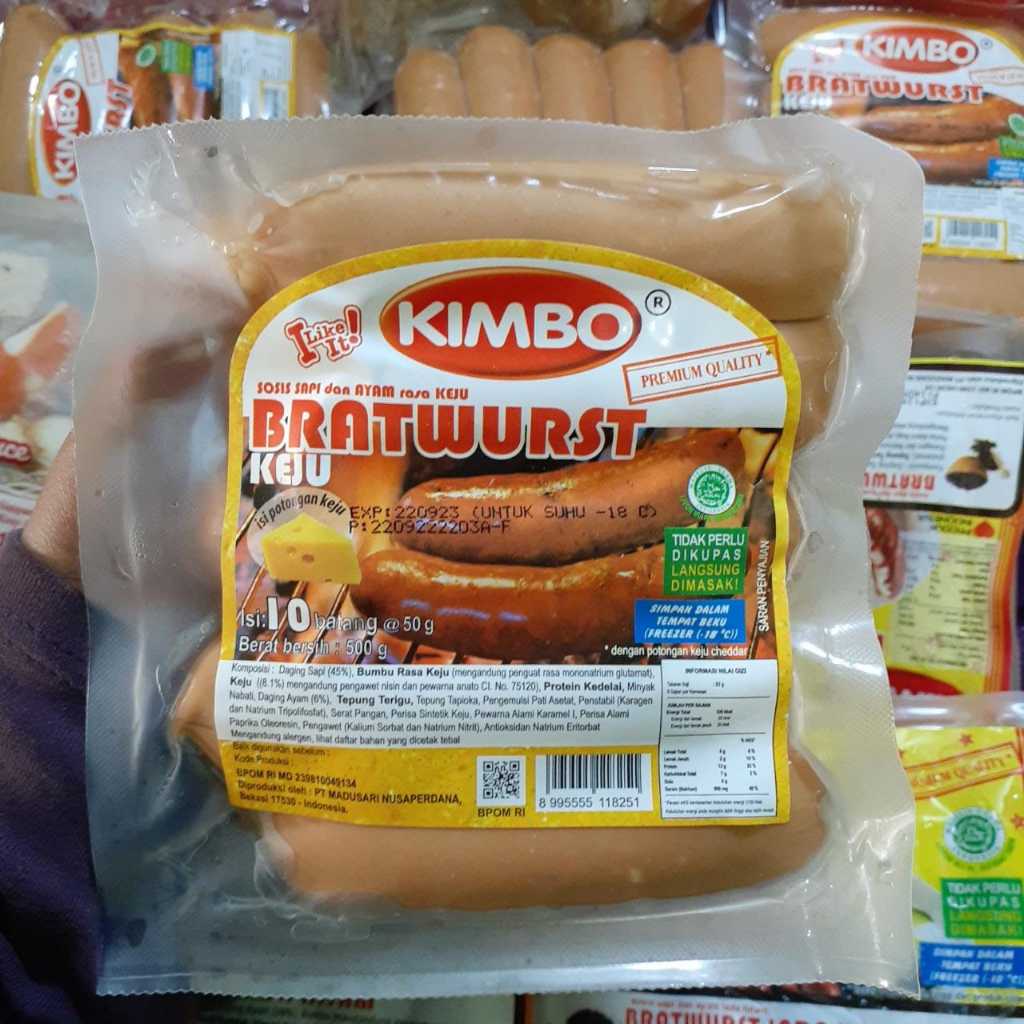 

KIMBO SOSIS BAKAR BRATWURST MINI ORIGINAL 500 GR | SOSIS BAKAR KIMBO