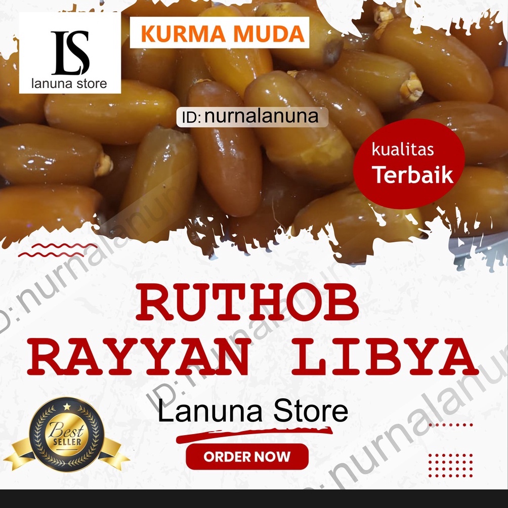 

Lagi Tren.. Kurma Ruthob Rayyan Libya Grosir-Manis BEST QUALITY PREMIUM PROMIL IHT