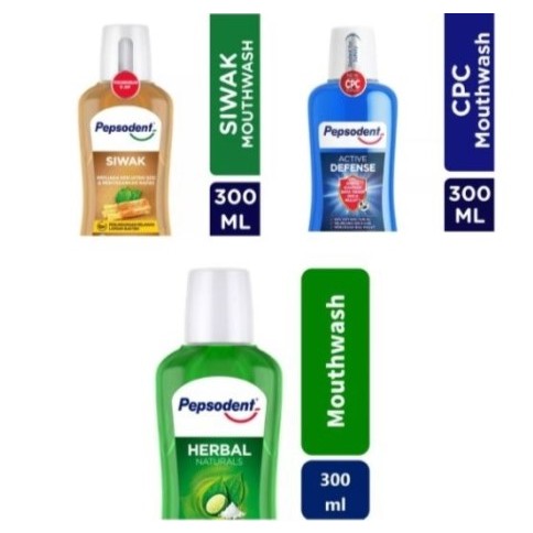Pepsodent Expert Mouthwash / Cairan Obat Kumur Aneka Varian Botol 300