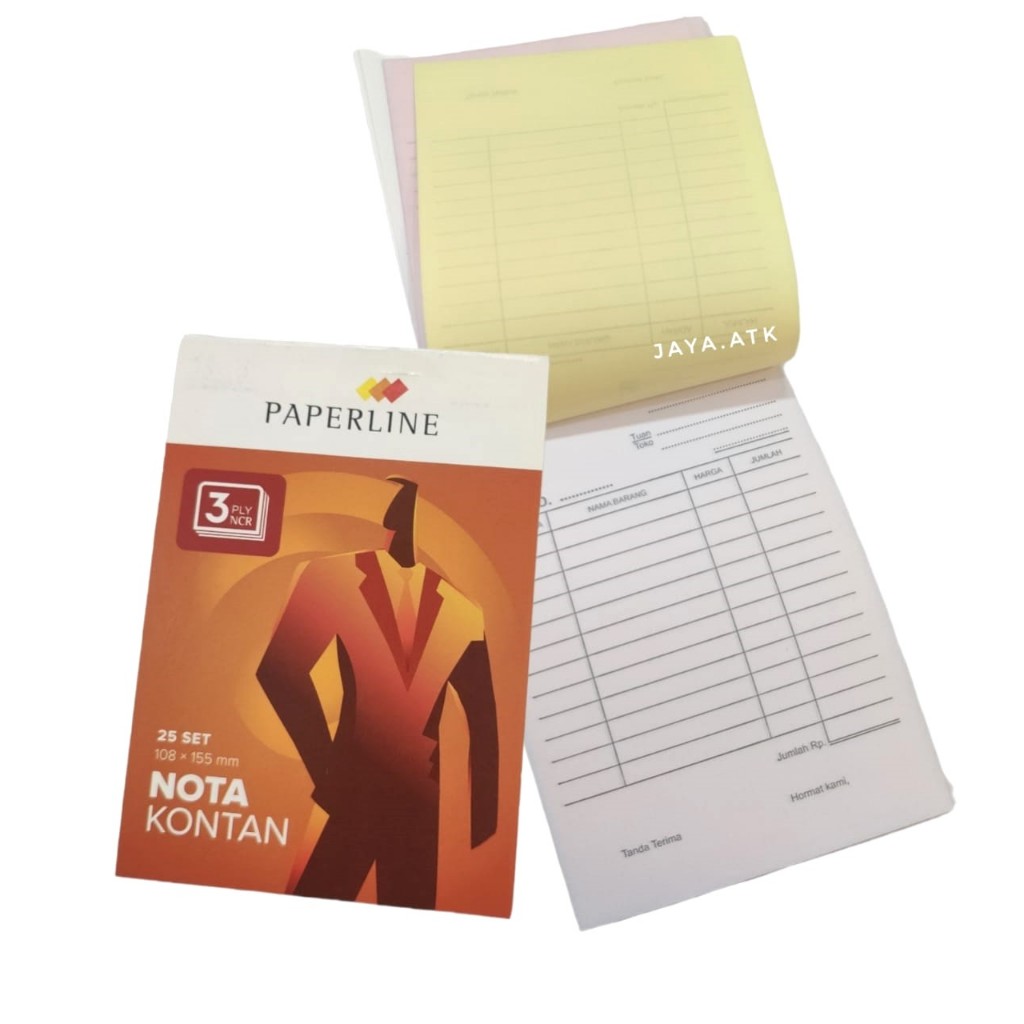 

NOTA KONTAN KECIL 3 PLY NCR PAPERLINE 25 SET 108 X 155 MM PPL NON CARBON