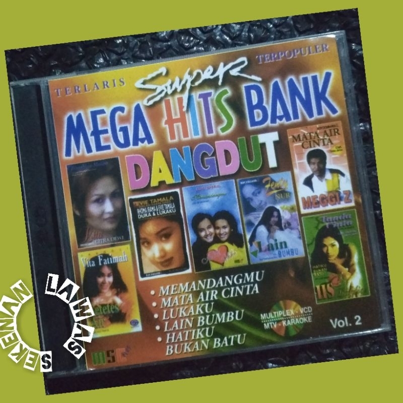 VCD Super Mega Hits Bank Dangdut /Bootleg /Non Ori /Klip Asli