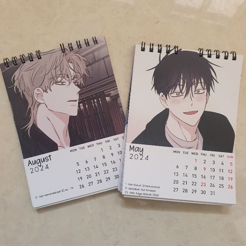 kalender 2024 manhwa Low Tide in Twilight (bkn official)